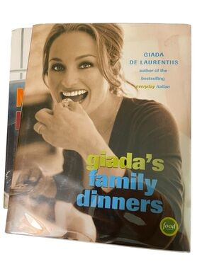 Food Network Giada's Family Dinners Cookbook - Blue & Lime Cover